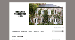Desktop Screenshot of kozijnenvergelijker.com
