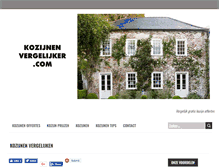 Tablet Screenshot of kozijnenvergelijker.com